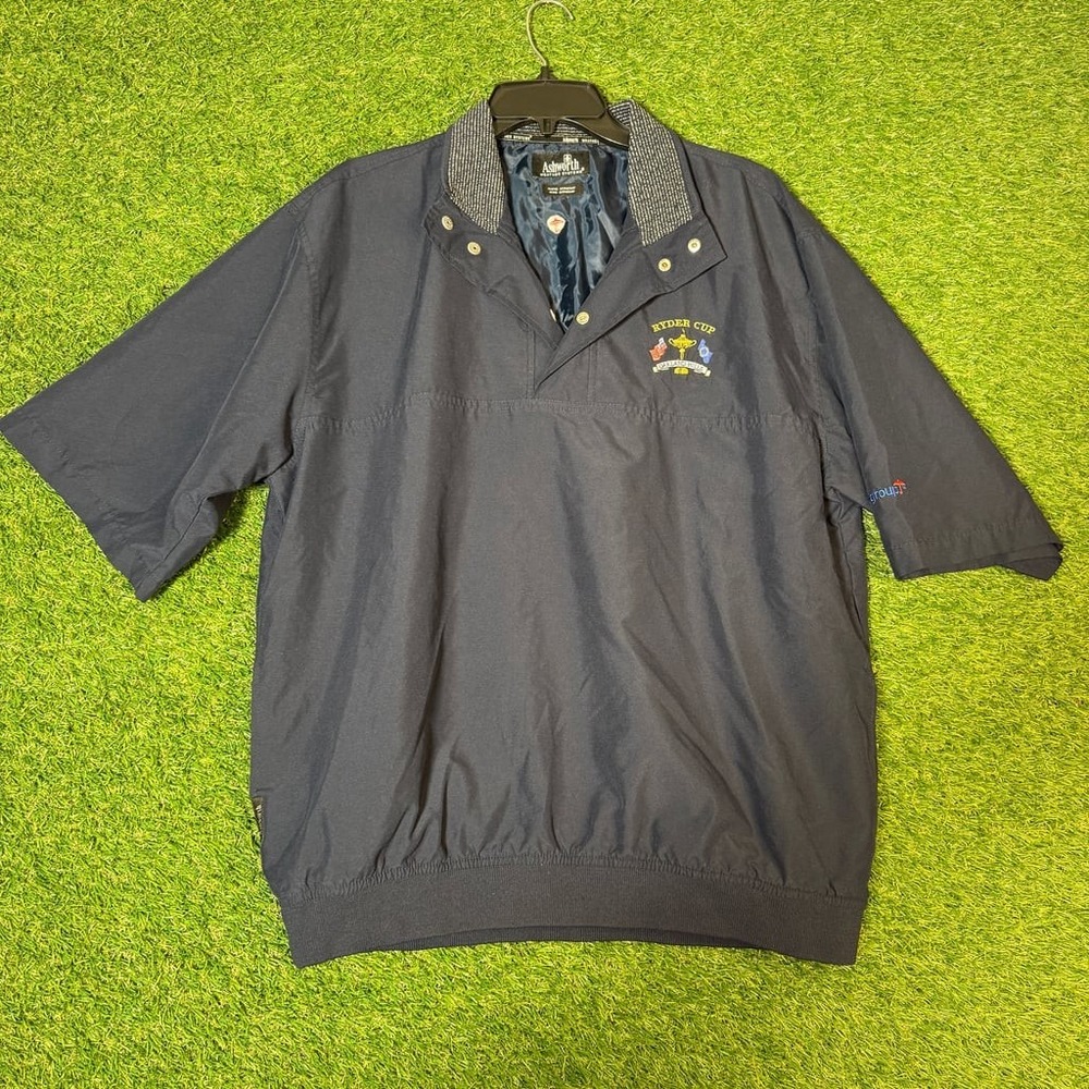 Ashworth Ryder Cup Oakland Hills Pullover L Weather Resistant Golf‎ Jacket